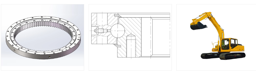 Multi-size Slewing Circle for Excavators 013 Series