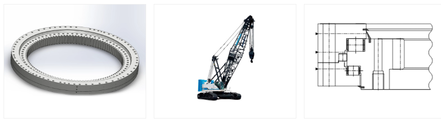 150-ton Slewing Bearing for Crawler Crane 133-45-2150